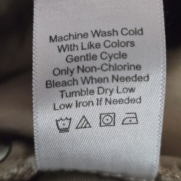 Coldwater Creek Women's 14 Tan Pinwale Corduroy Straight Leg Pants - Picture 10 of 16